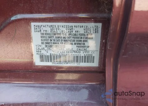 2024 Nissan Sentra Sv from USA, damaged, VIN 3N1AB8CV3RY232702